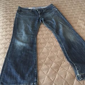 Gap Jeans; trouser like wide leg cut